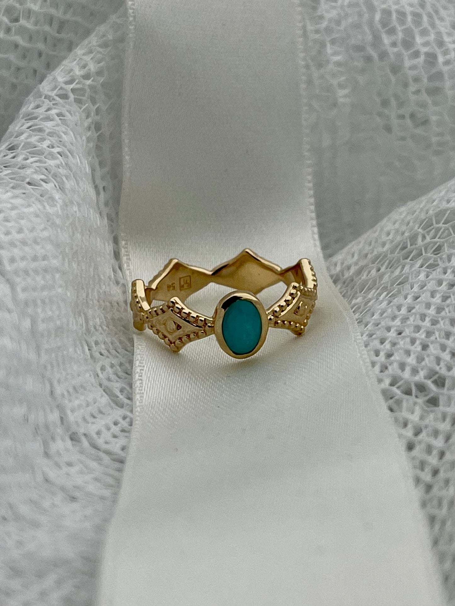 Bague Tonalli - Amazonite