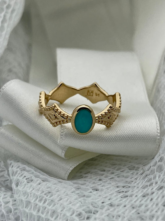 Bague Tonalli - Amazonite