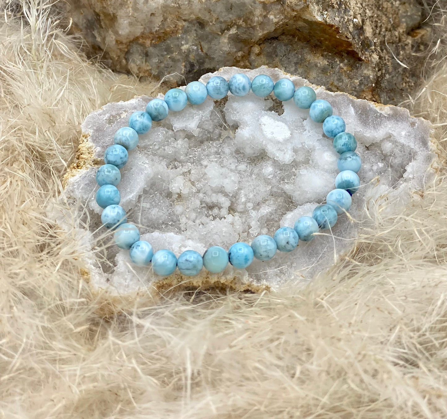 Bracelet Larimar - pierre appaisante