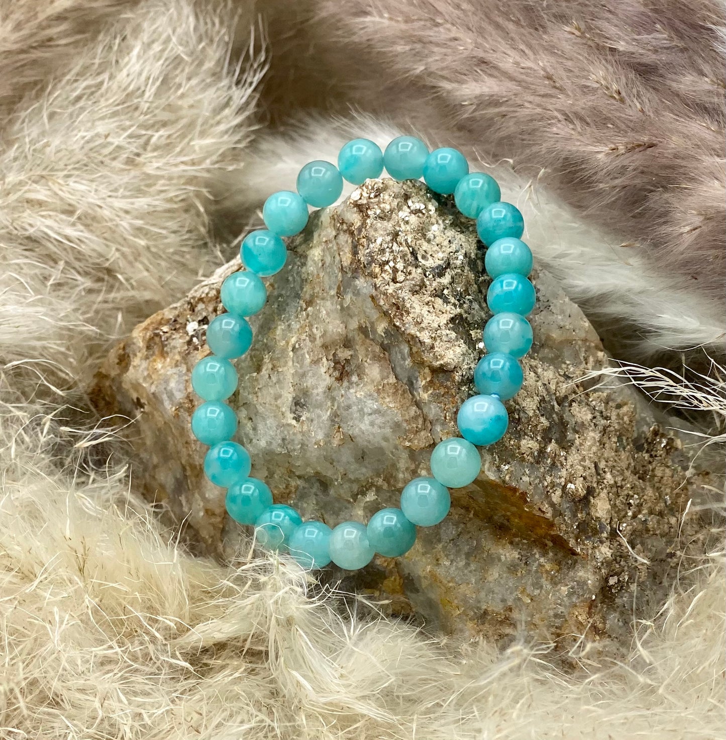 Bracelet Amazonite - Amour & pardon