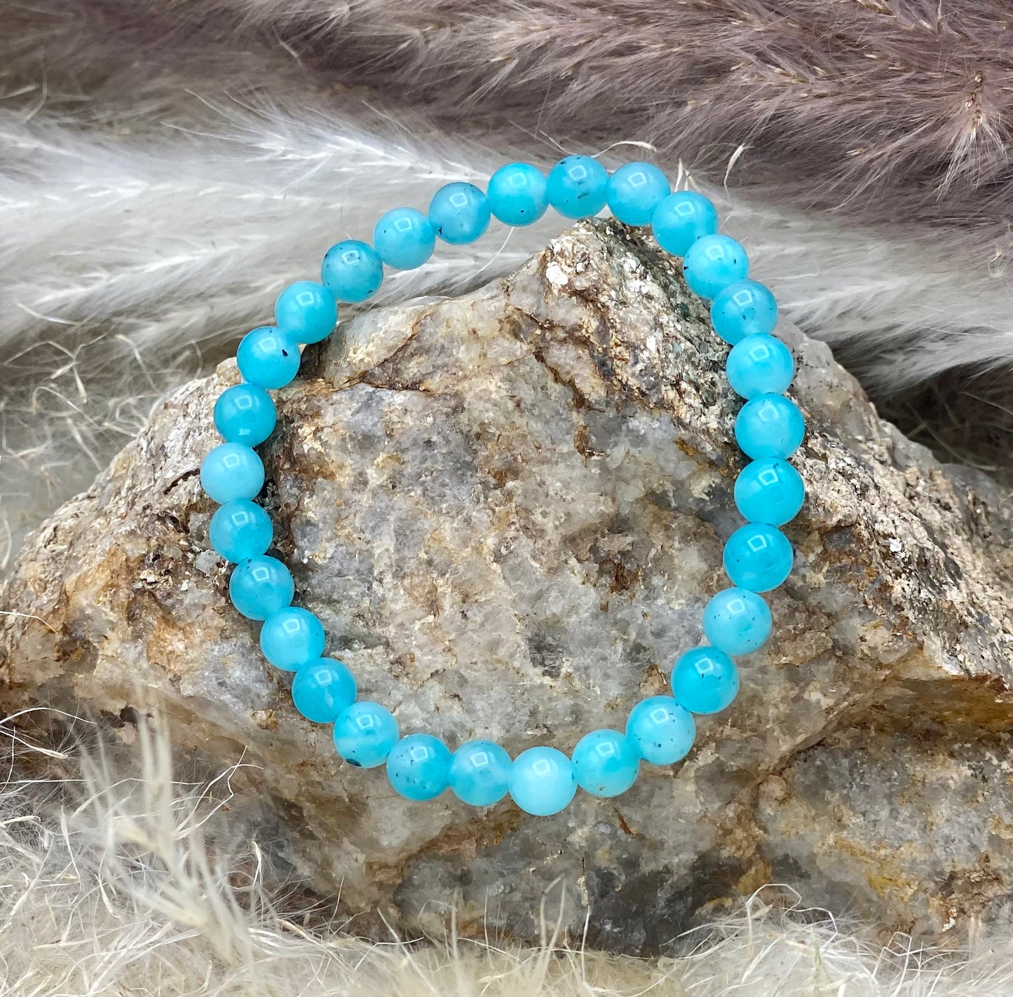 Bracelet Amazonite - Amour & pardon