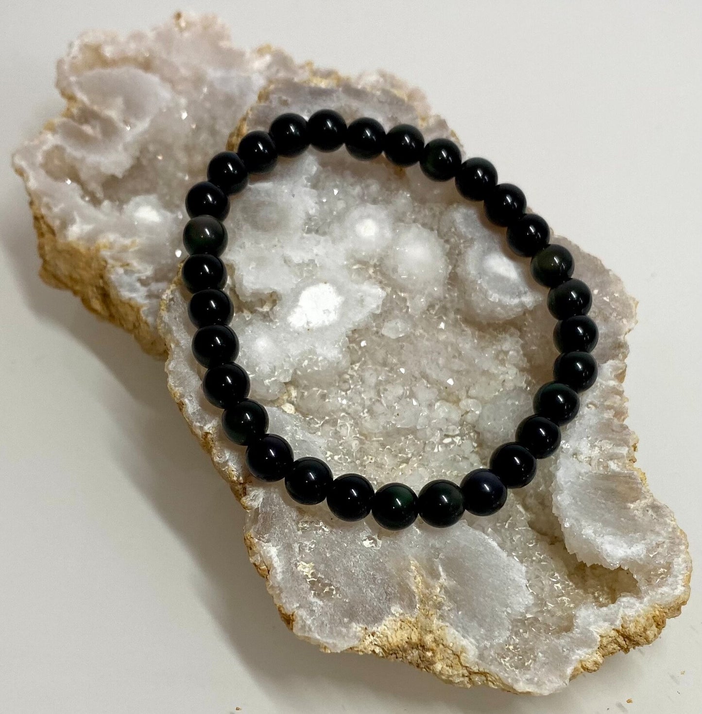 Bracelet obsidienne oeil céleste