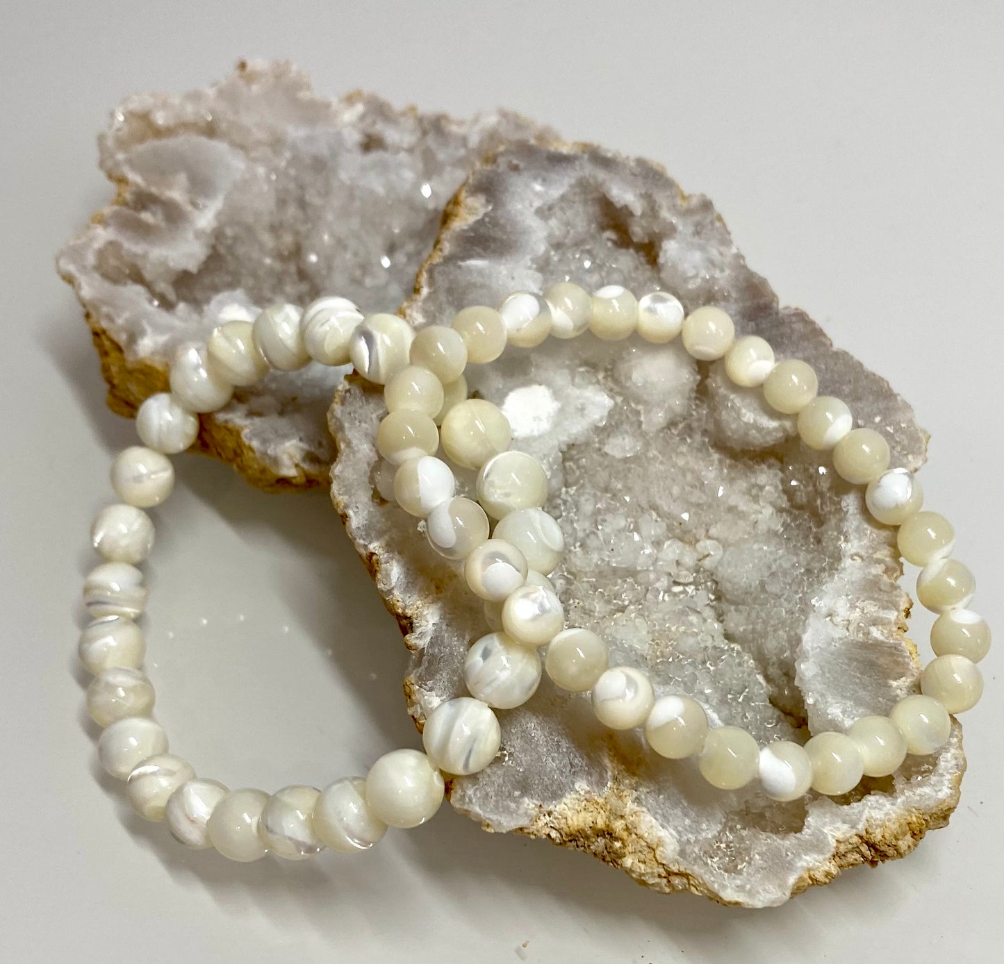 Bracelet perle de Nacre - anti-anxiété